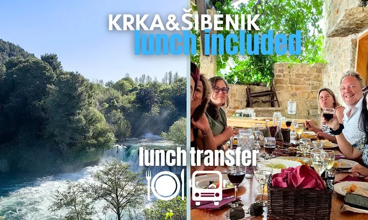 Krka waterfalls from Split - transfer and lunch INCLUDED