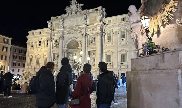 Guided Evening Tour of Downtown Rome Trevi Fountain and Pantheon
