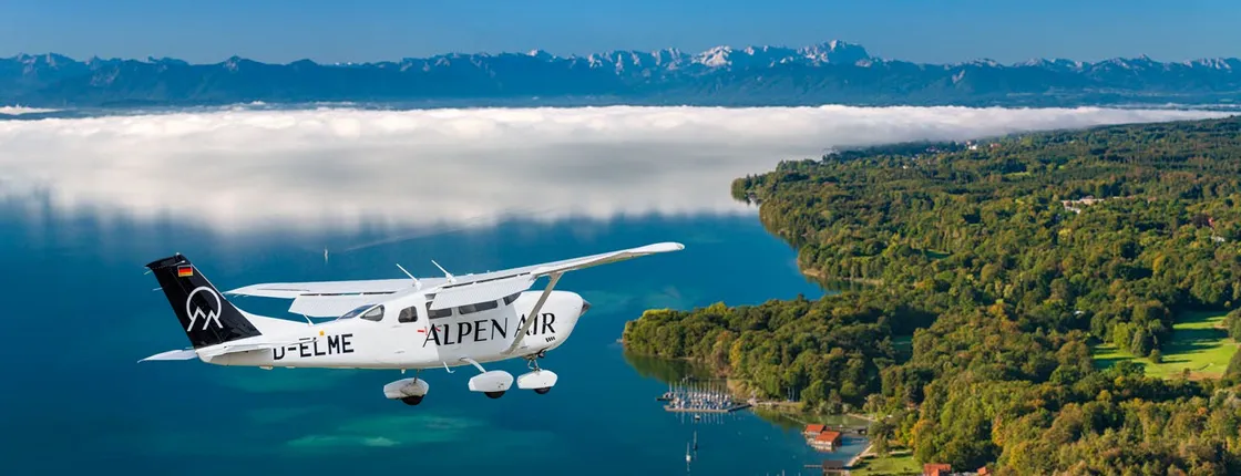 Scenic Flight over Munich, Lake Starnberg and the Andechs Monastery