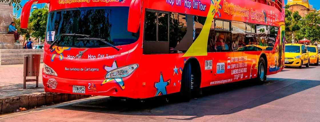 City Sightseeing hop-on hop-off bus tour of Cartagena