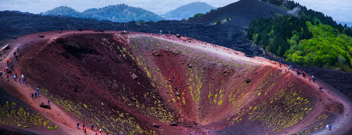 Mount Etna and Taormina day trip from Cefalù