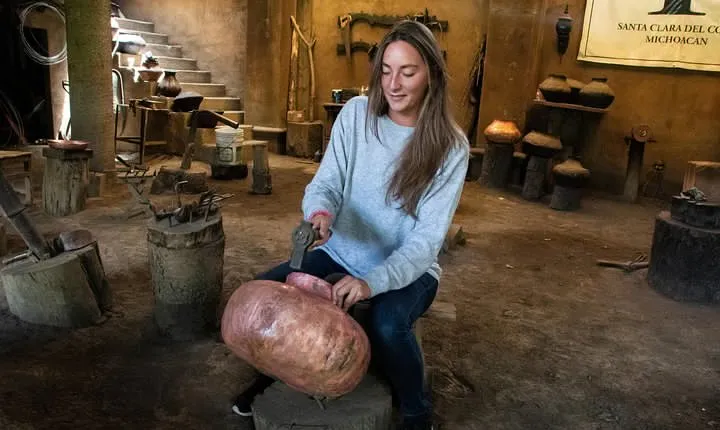 Patzcuaro, Santa Clara del Cobre -Copper Town- & Tzintzuntzan