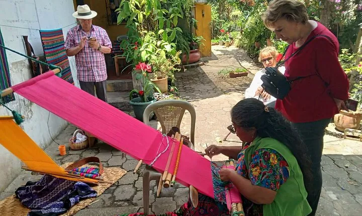Textile tour from Puerto Quetzal