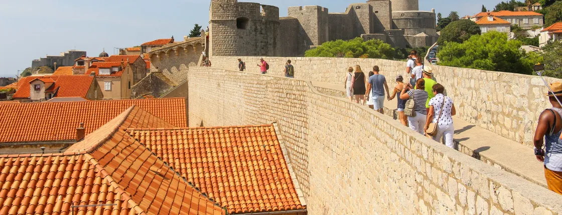 Dubrovnik city walls guided walking tour