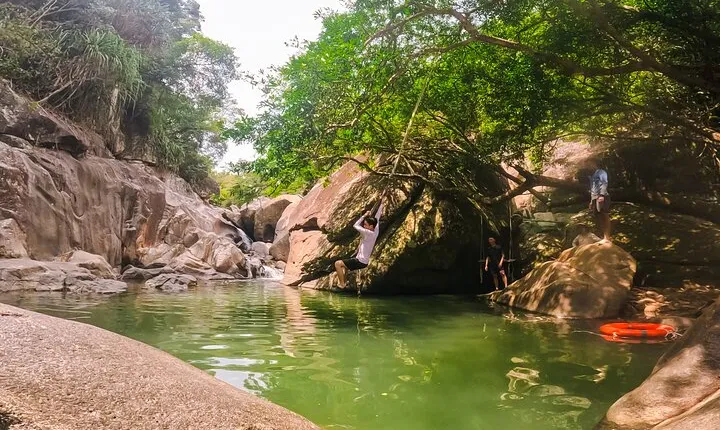 Full-day Ba Ho Waterfall & I-Resort Mud Bath
