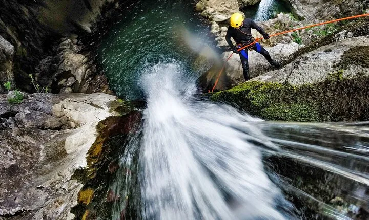 Waterfall Canyoneering Adventure through the North Cascades
