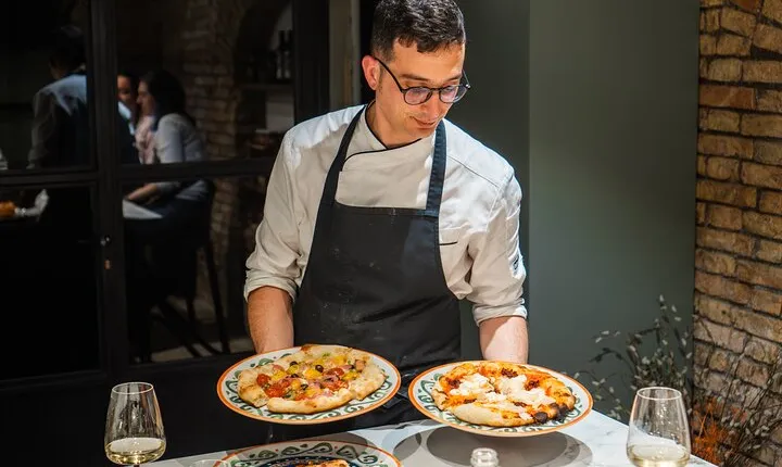 Authentic Roman Pizza, Suppli & Gelato Workshop with Italian Wine