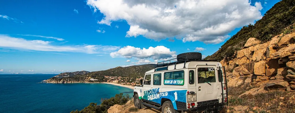 4x4 full-day tour to Villasimius and beaches from Cagliari
