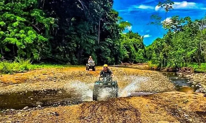 Off- Road ATV Adventure Tour in a Private 850 Acre Park Waterfalls+ Ocean view
