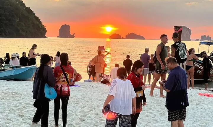 Krabi 7 Islands Sunset Tour BBQ Beachside Dinner + Plankton Swim