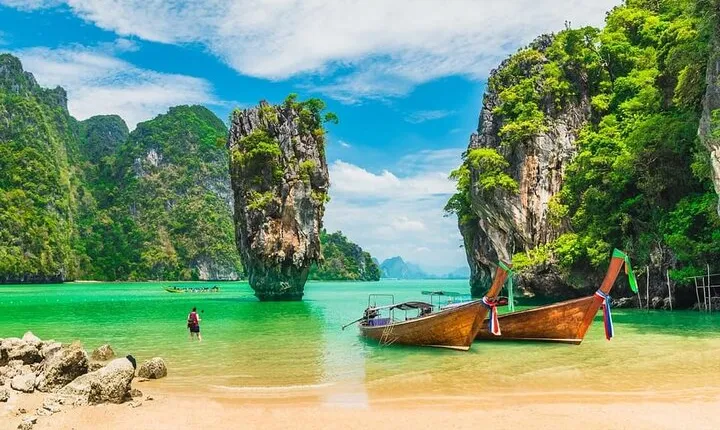 James Bond Island Sightseeing or Canoeing by Speedboat from Krabi