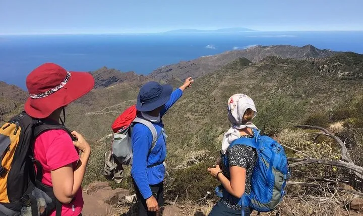 Panoramic route across the Teno rural Park in Tenerife