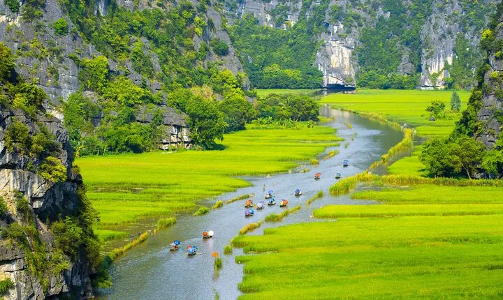 Ninh Binh Small Group Day Tour from Hanoi by Luxury DCAR