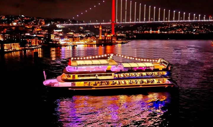 Bosphorus Night Cruise with Dinner, Show and Private Table