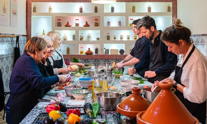 Moroccan Cooking Class with Market Visit and Meal