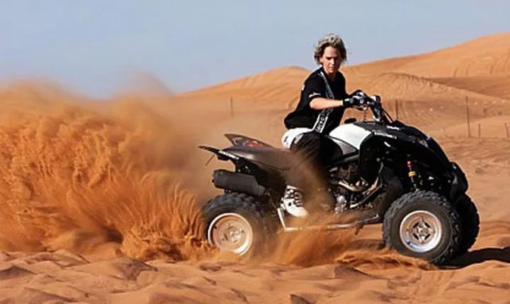 Morning Desert Thrill: Dune Bashing, 30min Quad Bike & Camel Ride
