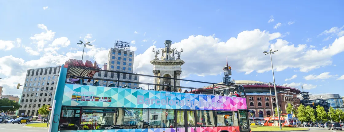 City Sightseeing hop-on hop-off bus tour of Barcelona