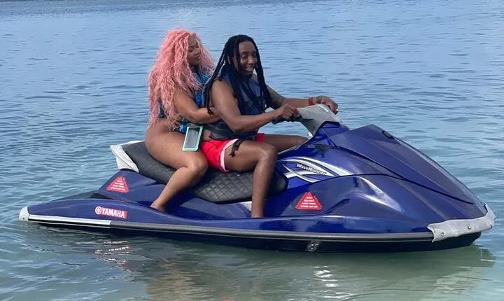 Blue Water Jet Ski and Margaritaville day vibes.