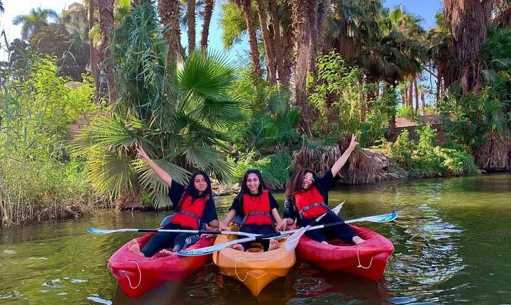 Kayaking on the Nile in Cairo