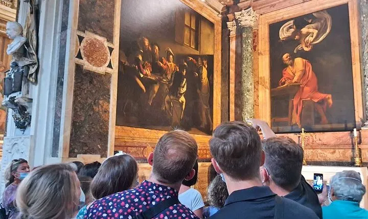 Caravaggio Art Works and Life Locations Walking Tour with PhD Guide