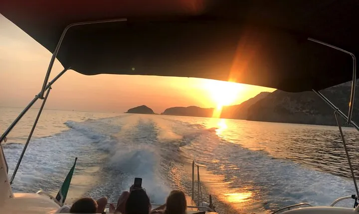 Sunset in Sorrento