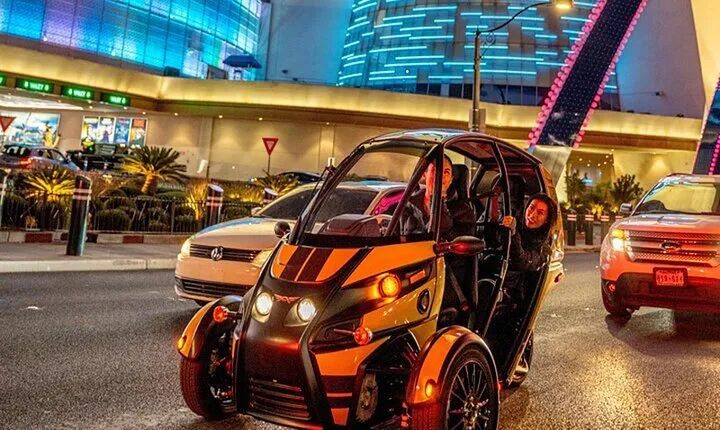 Private 1-Hour Downtown Las Vegas Tour in a Talking GoCar