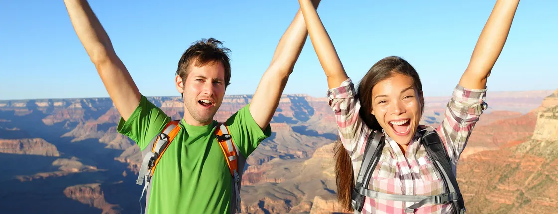 Grand Canyon South Rim tour by luxury limo van with helicopter ride