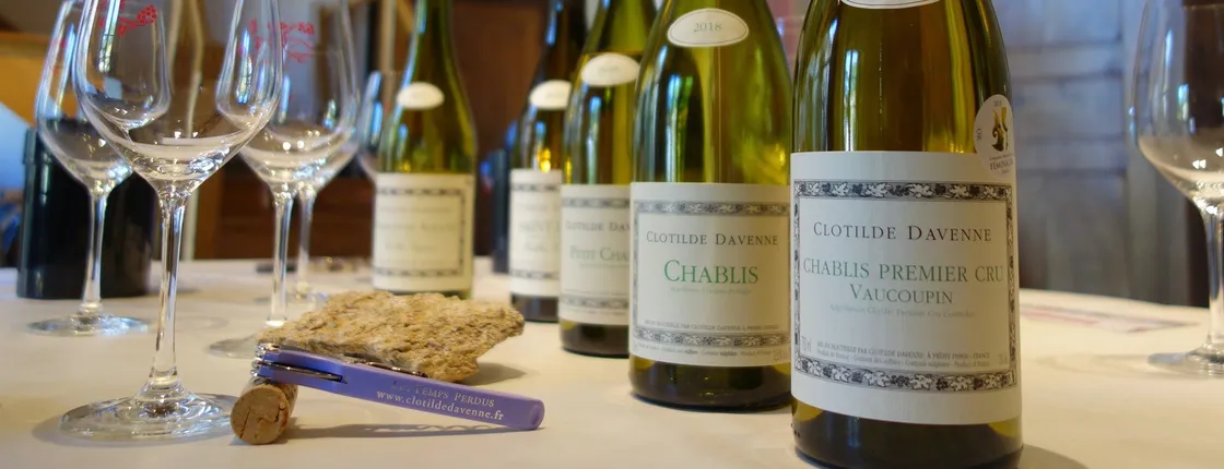 Chablis wine tasting session at the Domaine Clotilde Davenne