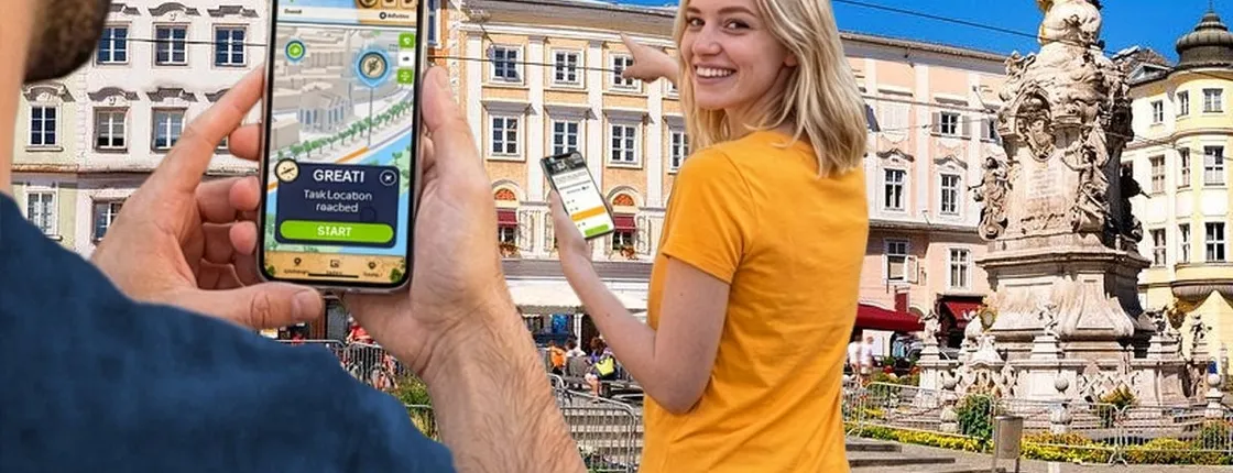 Self-guided digital scavenger hunt in Linz