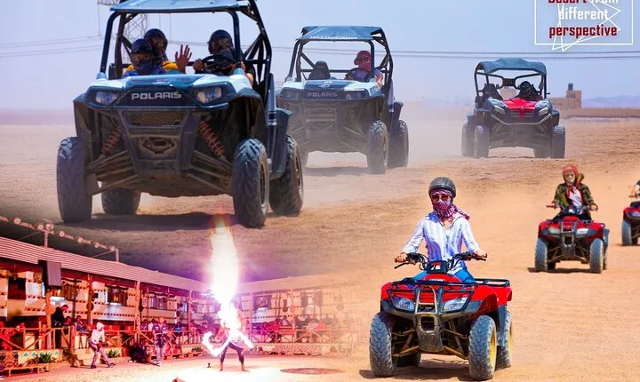 Hurghada Adrenaline Safari: ATV, Buggy, Camel, Dinner & Show