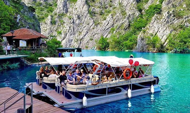 From Skopje: Matka Canyon, Painted Mosque&Arabati Baba Tekke