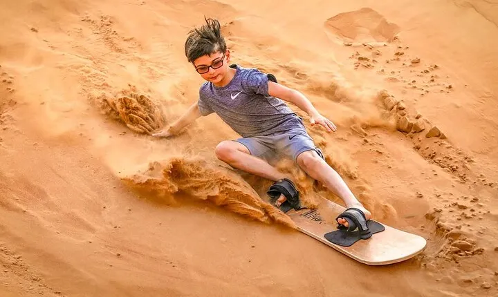 Dubai Evening Desert Safari Dune Bashing, BBQ Dinner & Live Shows