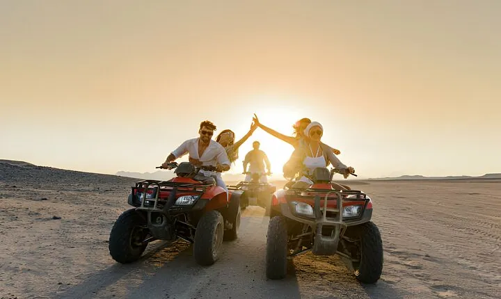 Quad Bike Safari & Cave Exploration with Camel Ride - Hurghada