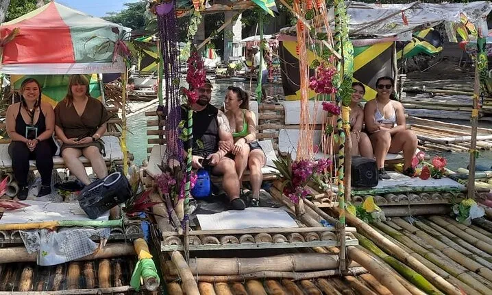 Bamboo Rafting and Luminous Lagoon Experience with Pickup