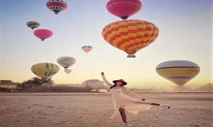 Luxor Experience Luxury Hot Air Balloon Ride at Sunrise
