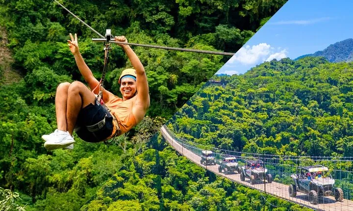 Combo RZR Zip Lines and Mule Ride Jorullo Route
