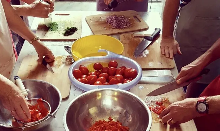 Sicilian Cooking Class with Wine tasting tour from Giardini Naxos