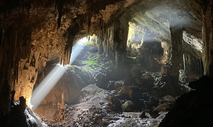 Visit 100% primitive cave with Transfer