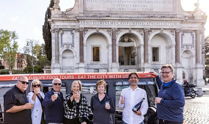 Rome Golf Cart Night Drinks & Bites Tour