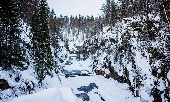 Auttikongas Canyon and Waterfall Adventure