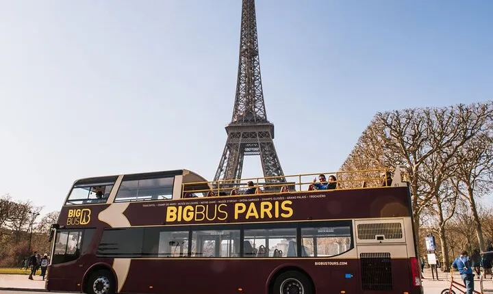 Big Bus Paris Hop on Hop Off 24 Hours Tour Ticket