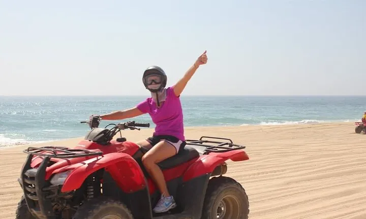 Activity driving a Simple ATV in Dunes and Beach