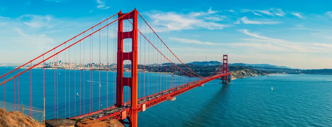 Golden Gate Bridge bike rental with Sausalito ferry return tickets