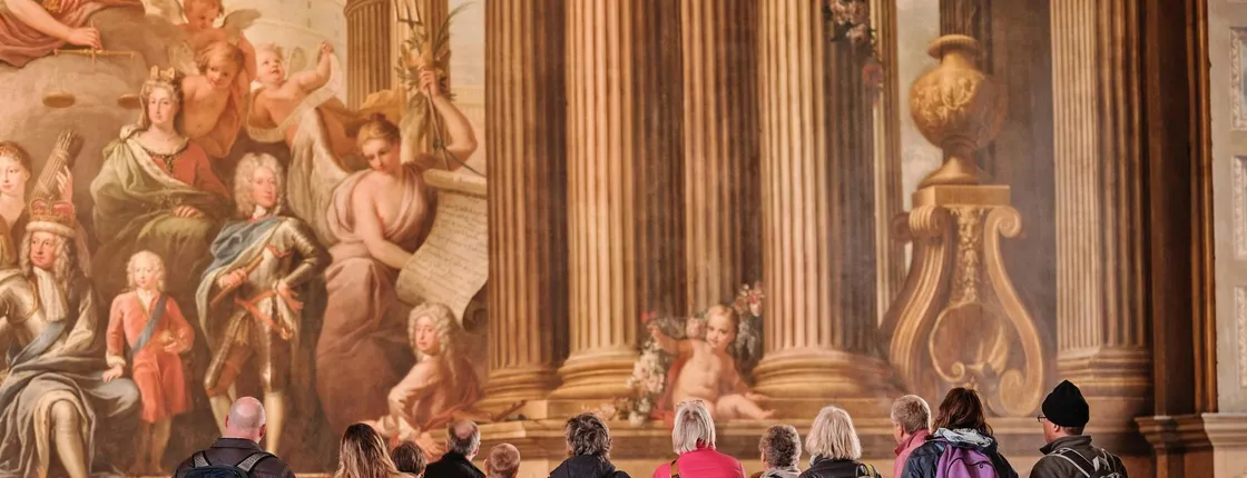 Thames One-Way Cruise and Old Royal Naval College with Painted Hall