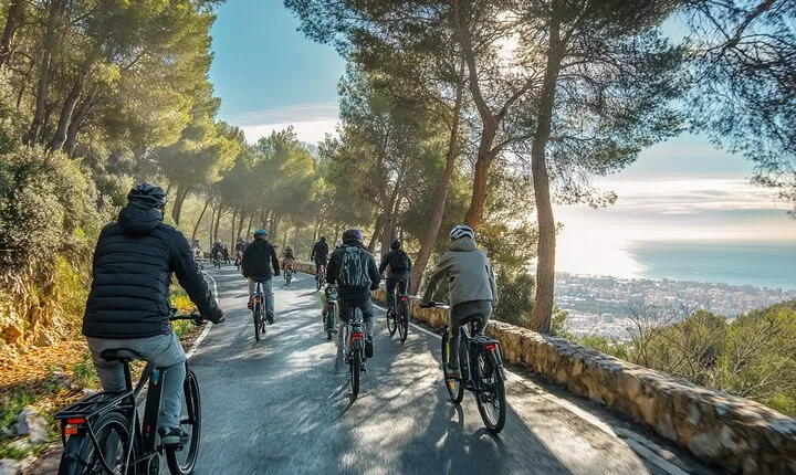 Malaga 2 Hours E-Bike Tour with Gibralfaro Forest