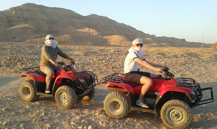 Morning or Sunset Quad Bike Desert Safari Tours in Luxor