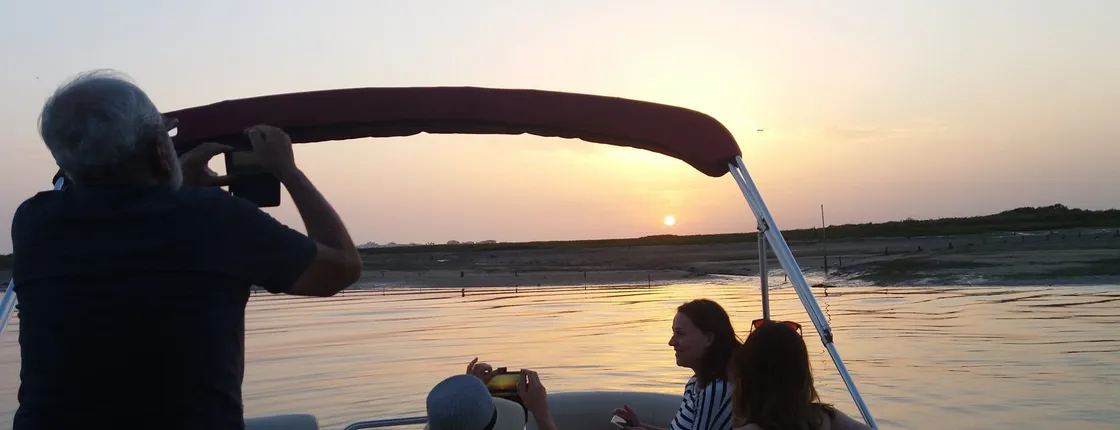 Ria Formosa 1-Hour Boat Tour at Sunset