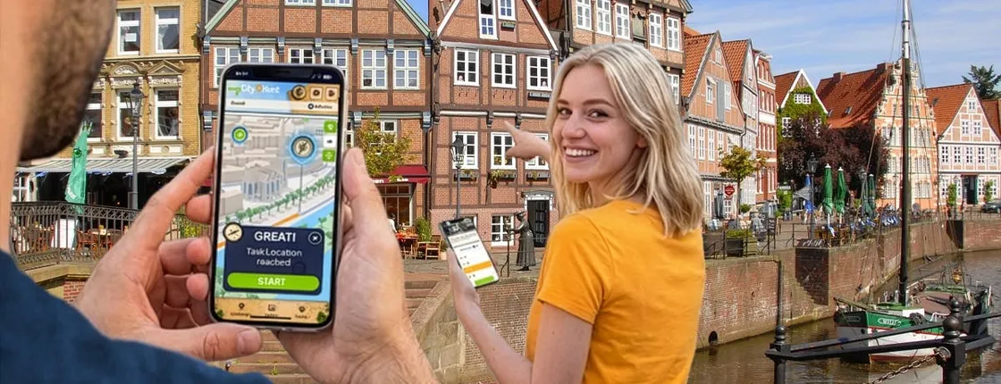 Self-guided digital scavenger hunt in Cuxhaven