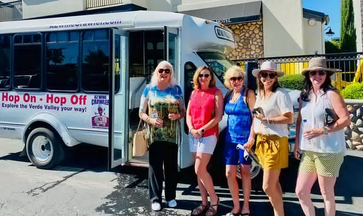 The FUN AZ Wine Crawler customizable Private 5 hr. wine tour