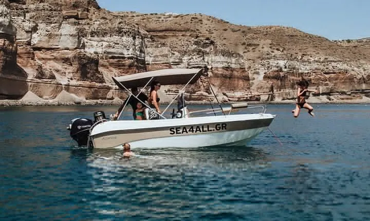 Santorini Rent a Boat Without License